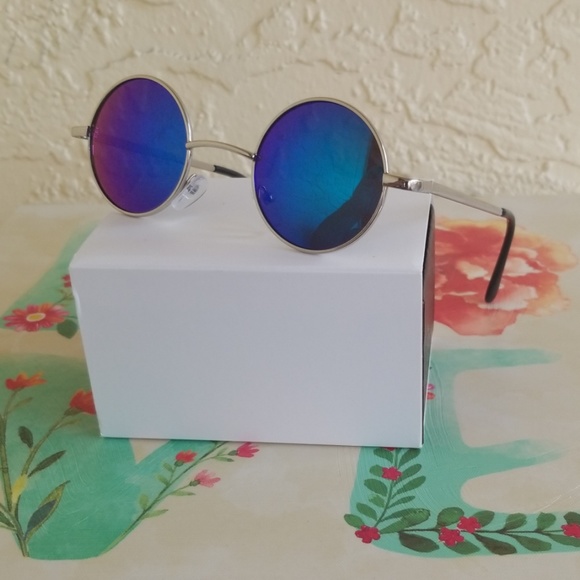 New MIRROR XSMALL ROUND WOMAN SUNGLASSES - Picture 2 of 4